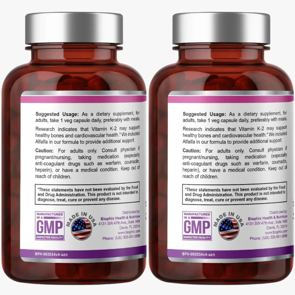 Biophix Retinal Support Complex – 100 Capsules, Eye Health Vitamin With Multinutrient Formula - View #2