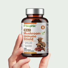 Load image into Gallery viewer, 16 in 1 Advanced Mushroom Shield with Vitamin C 120 Tablets biophix Health and Beauty