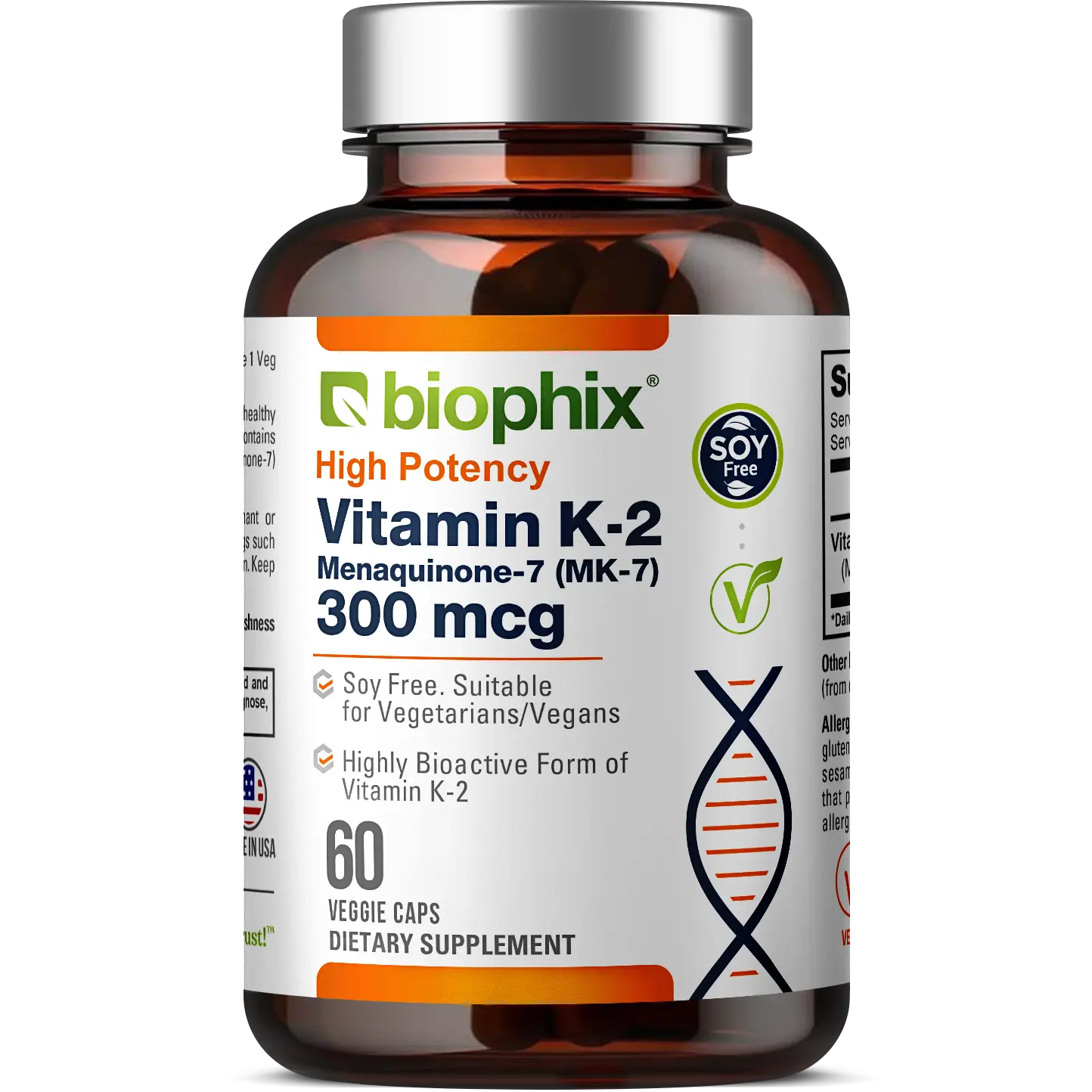 K2 Broadcast 156cm K2 Formula C バイン　セット Vitamin K2 MK-7 - 300 mcg 60 Veggie Caps – Biophix