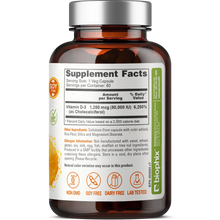 Load image into Gallery viewer, Vitamin D-3 50000 IU High-Potency 60 Vegetarian Capsules biophix