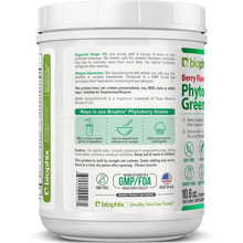 Load image into Gallery viewer, biophix Phytoberry Greens Superfood Powder Berry Flavor 10.6 oz