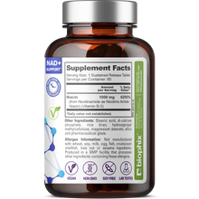 Load image into Gallery viewer, Nicotinamide Extra Strength 1000 mg 60 Tablets biophix