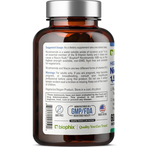 Nicotinamide Maximum Strength 1500 mg 60 Tablets biophix