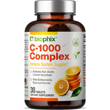 Load image into Gallery viewer, Vitamin C-1000 mg High-Potency 30 Tablets biophix