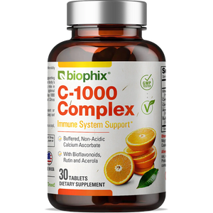 Vitamin C-1000 mg High-Potency 30 Tablets biophix
