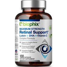 Load image into Gallery viewer, Retinal Support Maximum Strength Complex Formula 100 Caps biophix