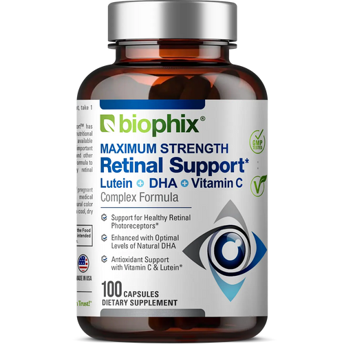 Retinal Support Maximum Strength Complex Formula 100 Caps biophix