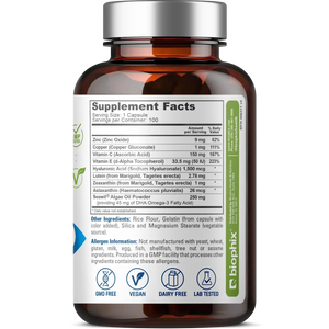 Retinal Support Maximum Strength Complex Formula 100 Caps biophix