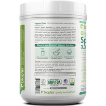 Load image into Gallery viewer, Biophix Spirulina USDA Certified Organic Powder 2.2 lbs 1 kg - Green Antioxidants Superfood Protein Immune Support biophix