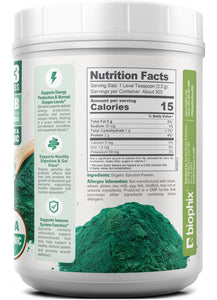 biophix Spirulina USDA Certified Organic Powder 2.2 lbs 1 kg