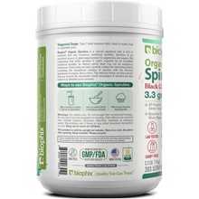 Load image into Gallery viewer, Biophix Organic Spirulina Powder Black Cherry Flavor 2.2 lbs 1 kg - Green Antioxidants Superfood Protein Immune Support biophix