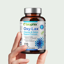 Load image into Gallery viewer, Biophix Oxy-Lax 750 mg 120 Vegetarian Capsules - 2 Pack - Gentle Natural Stool Softener Detoxification Support biophix