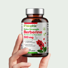 Load image into Gallery viewer, Biophix Berberine High Absorption with Bioperine 22500 mg 60 Tablets - Glucose Metabolism Immune Health Support biophix
