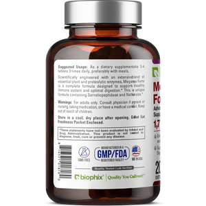 biophix Megazyme Forte Optimized 200 Tablets biophix