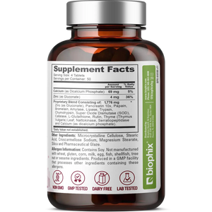 biophix Megazyme Forte Optimized 200 Tablets biophix
