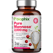 Load image into Gallery viewer, biophix Pure Mannose 100 Percent Powder 2000 mg 3 oz