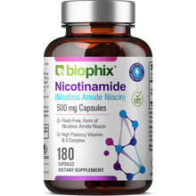 Load image into Gallery viewer, Nicotinamide 500 mg 180 Capsules