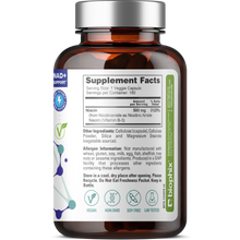 Load image into Gallery viewer, Biophix Nicotinamide 500 mg 180 Vegetarian Capsules - B3 Skin Antioxidants Detoxification Immune Support