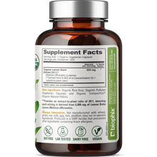 Load image into Gallery viewer, Biophix Lemon Balm USDA Organic 20:1 Extract 300 mg 200 Veggie Caps - Soothing Relaxation Positive Mood Support biophix