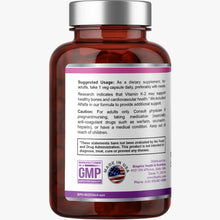 Load image into Gallery viewer, Vitamin K2 MK-4 High-Potency 100 mcg 200 Vegetarian Capsules