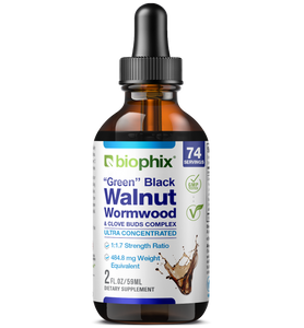 biophix Fresh Green Black Walnut Wormwood Liquid Extract 2 oz