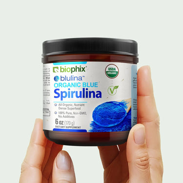 Biophix Blulina Blue Spirulina 6 oz Banner Pure Phycocyanin Antioxidant Superfood