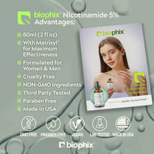 Load image into Gallery viewer, Nicotinamide Age-Defying Liquid Serum 2 oz biophix