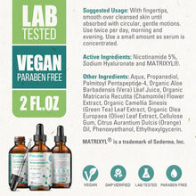 Load image into Gallery viewer, Nicotinamide Age-Defying Liquid Serum 2 oz biophix