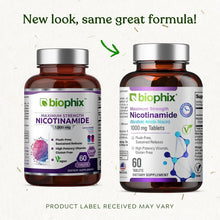 Load image into Gallery viewer, Nicotinamide Extra Strength 1000 mg 60 Tablets biophix