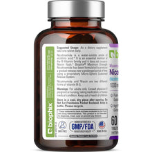 Load image into Gallery viewer, Nicotinamide Extra Strength 1000 mg 60 Tablets biophix