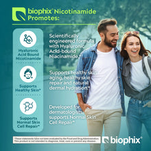 Load image into Gallery viewer, Nicotinamide Hyaluronate 600 mg 60 Vegetarian Capsules biophix