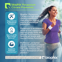 Load image into Gallery viewer, biophix Potassium Citrate 275 mg with BioPerine 300 Veggie Capsules