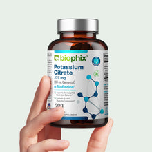 Load image into Gallery viewer, biophix Potassium Citrate 275 mg with BioPerine 300 Veggie Capsules