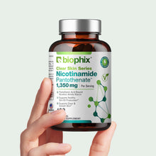 Load image into Gallery viewer, biophix Nicotinamide Pantothenate 1350 mg 120 Vegetarian Capsules