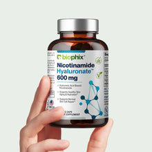Load image into Gallery viewer, Nicotinamide Hyaluronate 600 mg 60 Vegetarian Capsules biophix