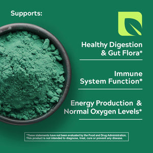 Biophix Spirulina USDA Certified Organic Powder 2.2 lbs 1 kg - Green Antioxidants Superfood Protein Immune Support biophix