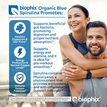 Load image into Gallery viewer, Biophix Blulina Organic Blue Spirulina Powder 6 oz 170 g - Detoxification Antioxidants Immune Support Superfood