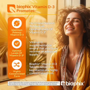 Vitamin D-3 5000 IU High-Potency 120 Softgels biophix