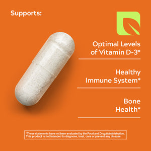 Vitamin D-3 50000 IU High-Potency 120 Vegetarian Capsules