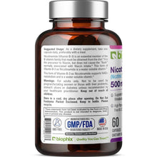 Load image into Gallery viewer, biophix B-3 Nicotinamide 500 mg 60 Caps - Nicotinic Amide Niacin Supports Skin Cell Health Biophix