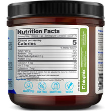 Load image into Gallery viewer, Biophix Blulina Organic Blue Spirulina Powder 6 oz 170 g - Detoxification Antioxidants Immune Support Superfood biophix