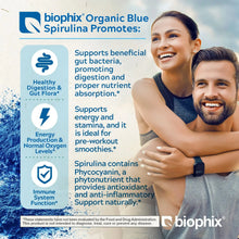 Load image into Gallery viewer, Biophix Blulina Organic Blue Spirulina Powder 6 oz 170 g - Detoxification Antioxidants Immune Support Superfood biophix