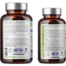 Load image into Gallery viewer, biophix Nicotinamide 500 mg 180 Vegetarian Capsules with Free Vitamin D-3 5000 IU 30 Softgels biophix