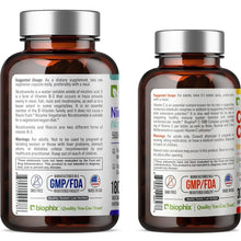 Load image into Gallery viewer, biophix Nicotinamide 500 mg 180 Vegetarian Capsules with Free Vitamin C-1000 30 Tablets biophix