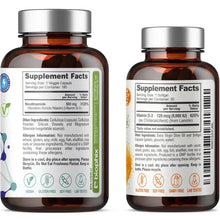 Load image into Gallery viewer, biophix Nicotinamide 500 mg 180 Vegetarian Capsules with Free Vitamin D-3 5000 IU 30 Softgels biophix