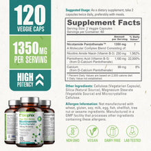Load image into Gallery viewer, biophix Nicotinamide Pantothenate 1350 mg 120 Vegetarian Capsules biophix