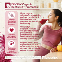 Load image into Gallery viewer, Biophix Organic Beets 10X Beet Root Powder – 2.2 lbs 50000 mg Equivalent - Superfood Energy Support Detoxification Heart Health biophix