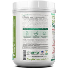 Load image into Gallery viewer, Biophix Organic Spirulina Powder Black Cherry Flavor 2.2 lbs 1 kg - Green Antioxidants Superfood Protein Immune Support biophix