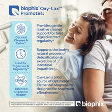 Load image into Gallery viewer, Biophix Oxy-Lax 750 mg 120 Vegetarian Capsules - Gentle Natural Stool Softener Detoxification Support biophix