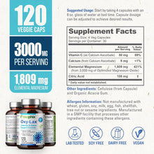 Load image into Gallery viewer, Biophix Oxy-Lax 750 mg 120 Vegetarian Capsules - Gentle Natural Stool Softener Detoxification Support biophix